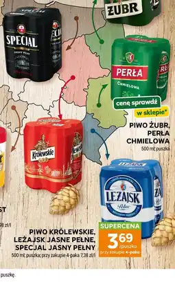 Stokrotka Piwo Królewskie, Leżajsk Jasne Pełne, Specjal Jasny Pełny oferta