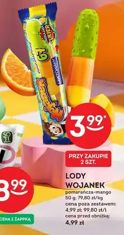 Żabka Lody Wojanek pomarańcza-mango oferta