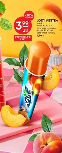 Żabka LODY NESTEA peach oferta