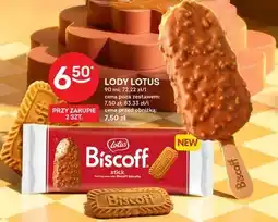 Żabka Lody Lotus Biscoff stick oferta