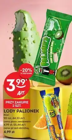 Żabka Lody Palionek Kiwi oferta