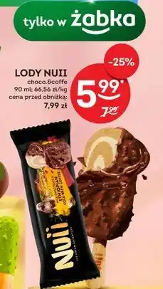 Żabka Lody Nuii choco & coffe oferta