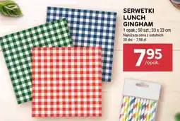 Stokrotka Market SERWETKI LUNCH GINGHAM oferta