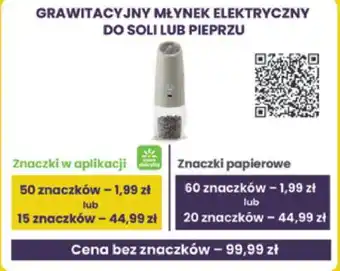 Grawitacyjny młynek elektryczny do soli lub pieprzu