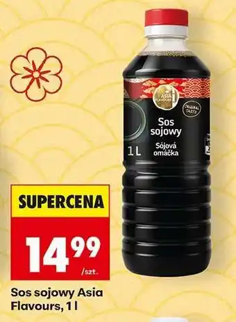 Biedronka Sos sojowy Asia Flavours, 1 l oferta