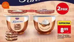 Biedronka Deser Tiramisu Fantasia, 2x90 g oferta