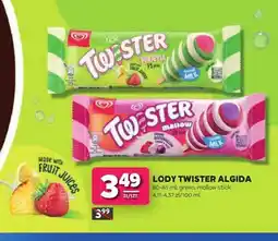 Stokrotka Lody Twister Algida Green oferta