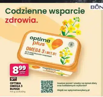 Stokrotka Margaryna Optima Omega 3 Bunge oferta