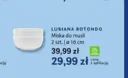 Stokrotka Miska do musli Lubiana Rotondo 2-pak 16 cm oferta