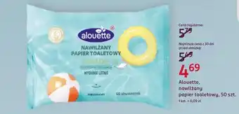 Rossmann Alouette, nawilżany papier toaletowy, 50 szt oferta
