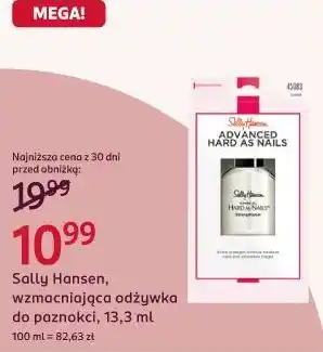 Rossmann Sally Hansen, wzmacniająca odżywka do paznokci oferta