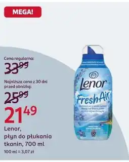 Rossmann Lenor, płyn do płukania tkanin oferta