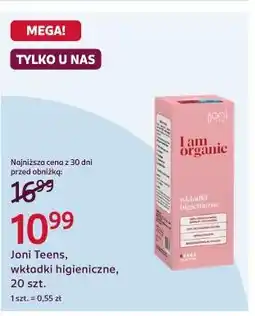 Rossmann Joni Teens, wkładki higieniczne, 20 szt oferta