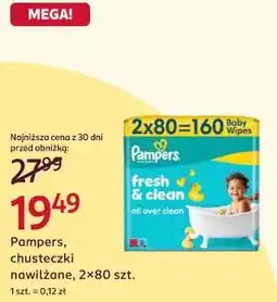 Rossmann Pampers, chusteczki nawilżane, 2x80 szt oferta