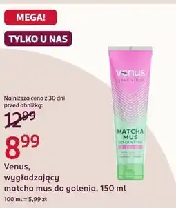 Rossmann Venus, wygładzający matcha mus do golenia oferta