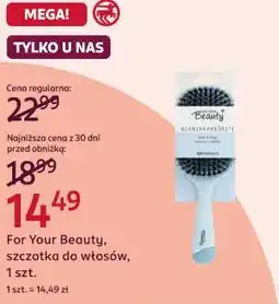 Rossmann For Your Beauty, szczotka do włosów, 1 szt oferta