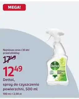 Rossmann Dettol, spray do czyszczenia powierzchni oferta