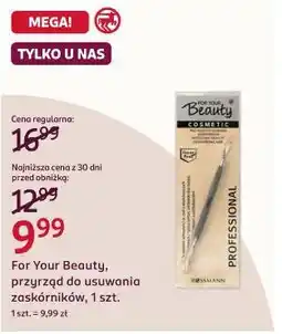 Rossmann For Your Beauty, przyrząd do usuwania zaskórników, 1 szt oferta