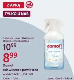 Rossmann Domol, odświeżacz powietrza w aerozolu oferta