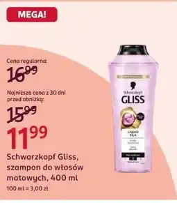 Rossmann Schwarzkopf Gliss, szampon do włosów matowych oferta