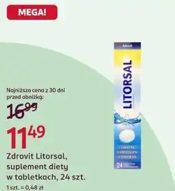 Rossmann Zdrovit Litorsal, suplement diety w tabletkach, 24 szt oferta