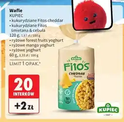 Intermarche Wafle kukurydziane Kupiec Fitos cheddar oferta