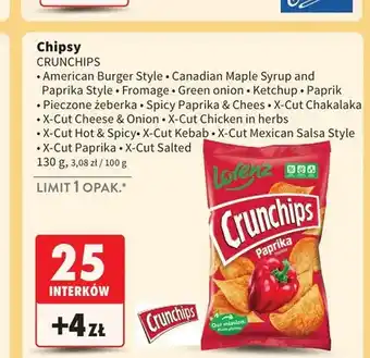 Intermarche Chipsy Crunchips American Burger Style oferta