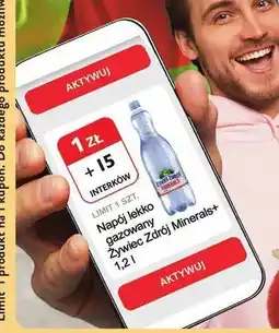 Intermarche Napój lekko gazowany Żywiec Zdrój Minerals+ oferta
