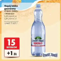 Intermarche Napój lekko gazowany Żywiec Zdrój Minerals+ oferta