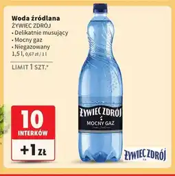 Intermarche Woda źródlana Żywiec Zdrój Delikatnie musujący oferta