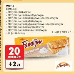 Intermarche Wafle Familijne klasyczne kokosowe oferta