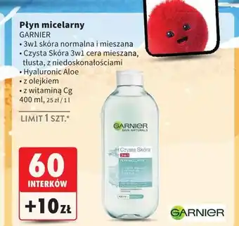Intermarche Płyn micelarny Garnier 3w1 skóra normalna i mieszana oferta