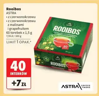 Herbata Rooibos z czerwonokrzewu Astra