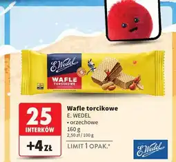 Intermarche Wafle torcikowe E. Wedel orzechowe oferta