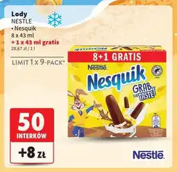 Intermarche Lody Nesquik Nestle 9-pak oferta