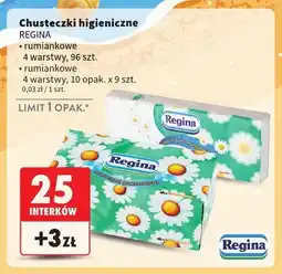Intermarche Chusteczki higieniczne Regina rumiankowe oferta