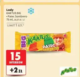 Intermarche Lody Kaktus Big Patec Sombrero oferta