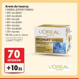Intermarche Krem do twarzy L'Oréal Expert Wieku 40+ na dzień oferta