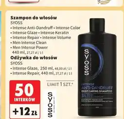 Intermarche Szampon do włosów Syoss Intense Anti-Dandruff oferta