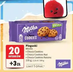 Intermarche Ciastka Milka Pieguski Choco Cookies oferta