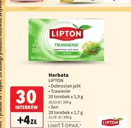 Intermarche Herbata ziołowa Lipton Trawienie oferta