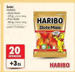 Intermarche Żelki Haribo Złote Misie oferta