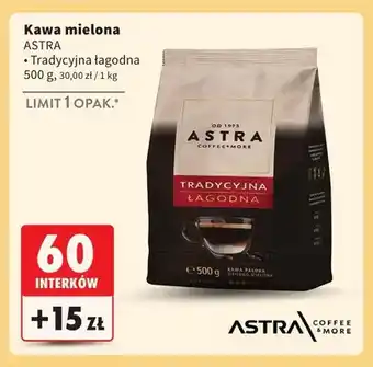 Kawa mielona Tradycyjna Łagodna Astra