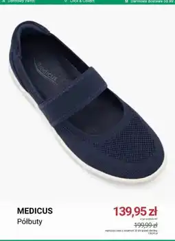 Deichmann Półbuty damskie Medicus oferta