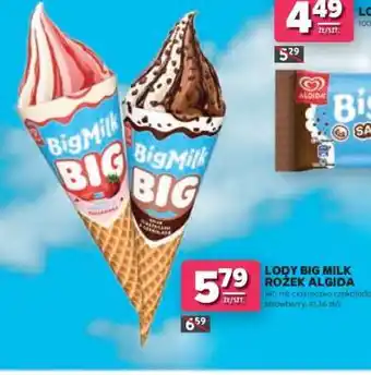 Stokrotka Market Lody Big Milk Rożek Algida oferta