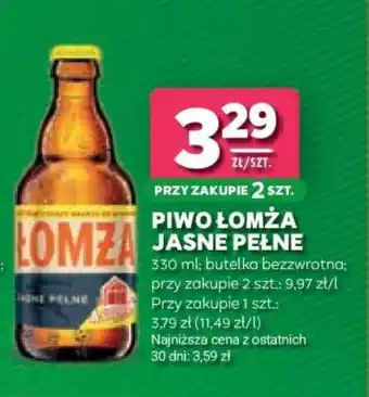Stokrotka Market Piwo Łomża Jasne Pełne oferta