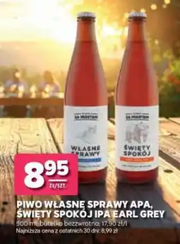 Stokrotka Market Piwo Własne Sprawy APA, Święty Spokój IPA Earl Grey oferta