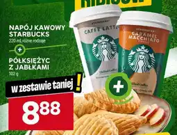 Stokrotka Market Napój kawowy Starbucks + Półksiężyc z jabłkami oferta