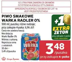 Stokrotka Market Piwo smakowe Warka Radler 0% oferta