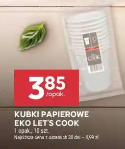 Stokrotka Market Kubki papierowe EKO Let's Cook oferta